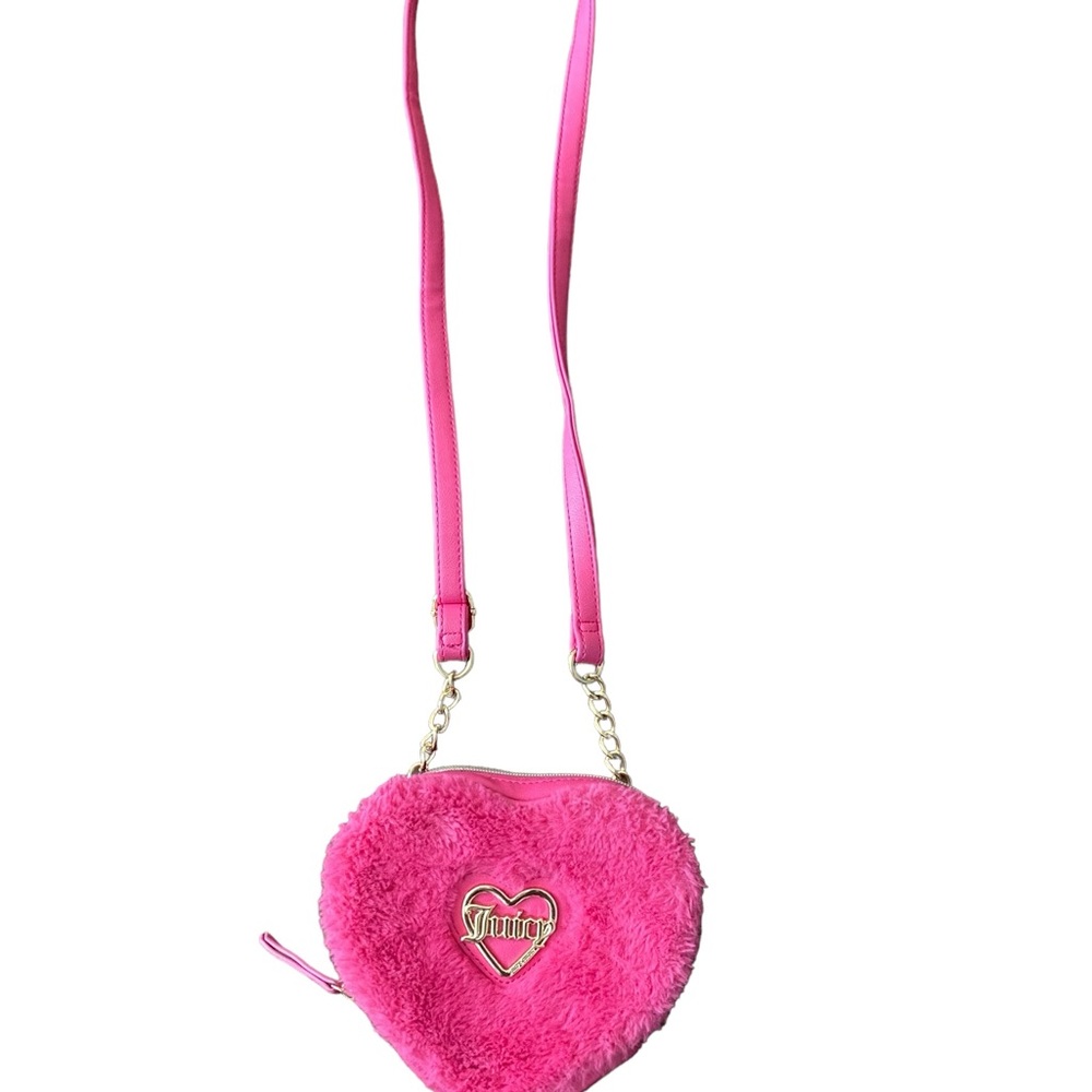 Y2K Juicy Couture Pink Velvet Heart Mini Purse